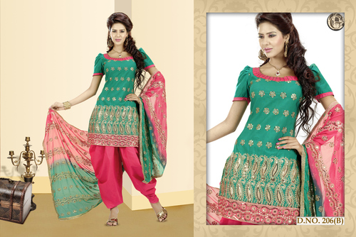 Fancy Cotton Dress Materials