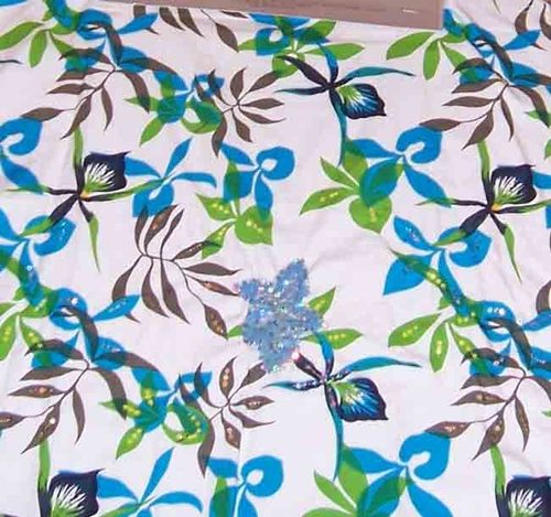 Cotton Printed Flower Scarves