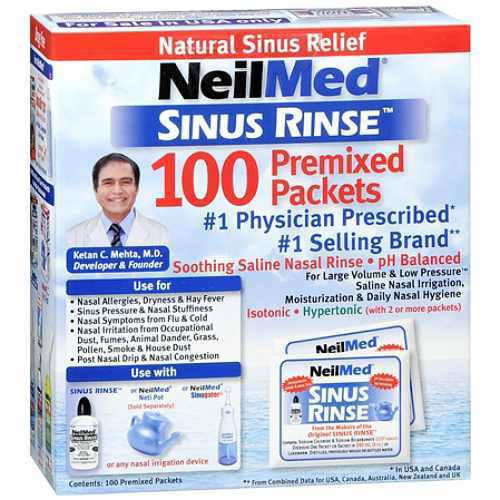 NeilMed Sinus Rinse Premixed Refill Packets