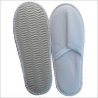 Hotel Guest Slipper - Terry Material, Size 6-9 | White Color, Rubber Outsole, Customized Solutions, Ideal For All Seasons