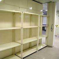 Slotted Angle Rack - Metal, Adjustable Shelves, Boltless Assembly | Versatile Design, Heavy Duty, Space Saving, Unique Pattern, Powder Coated Finish