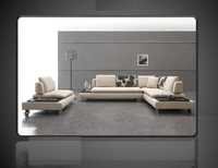 Winnipeg Corner Sofa Set - Fabric & Wood, Varied Sizes, Beige | Comfortable Seating, Durable Frame, Easy Assembly, Elegant Look, Stylish Design