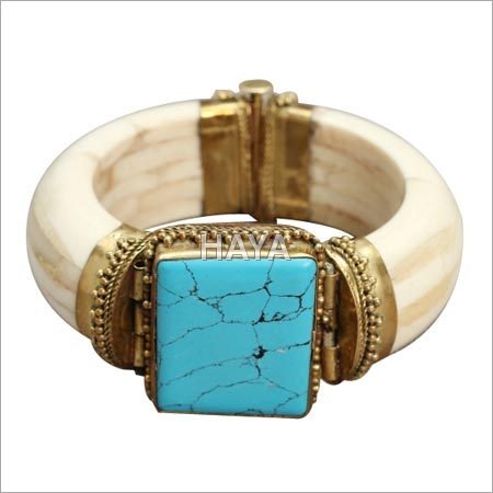Turquoise Bone Cuffs