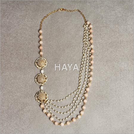 Stone and Pearl Neck Piece