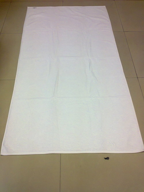 pattern bath towel