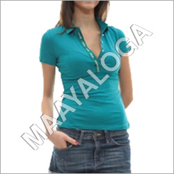 Women Collar T Shirt