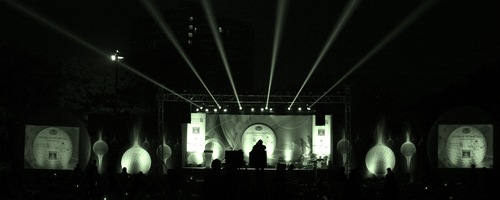 Spectacular event stage and lights