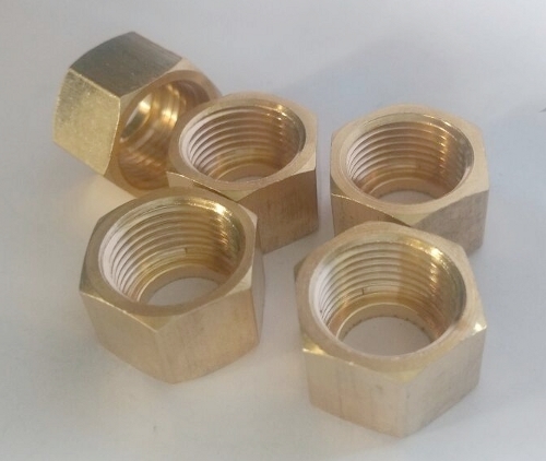 Brass LPG Hex Nut India