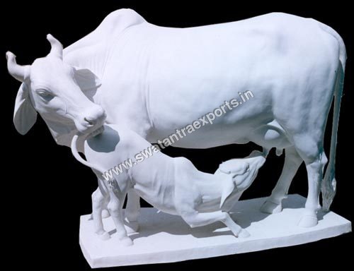 Marble Cow and Calf
