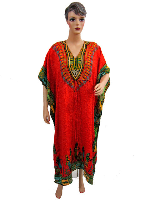 Ladies Chiffon V-Neck Kaftans