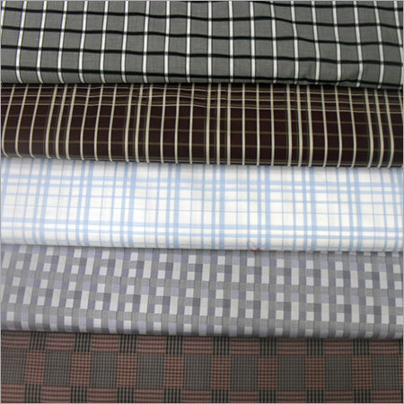 Cotton Check Shirting Fabrics
