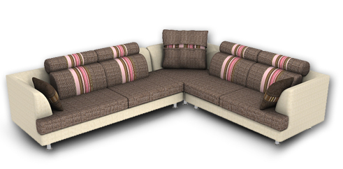 L-Shaped Sofa Set