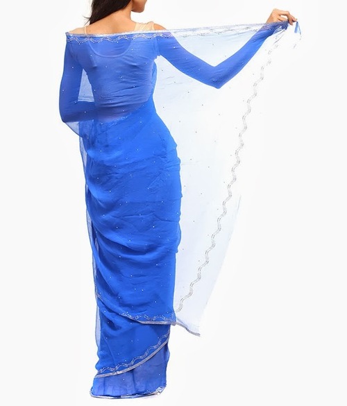 FAVOLA Petite Designer Crystallized Sari