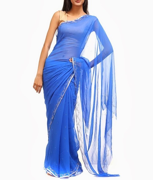 FAVOLA  Petite Designer Crystallized Sari