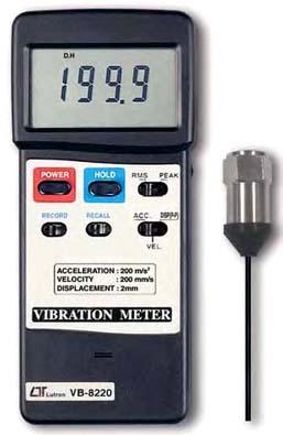 Stainless Steel Professional Vibration Sensor Meter 	