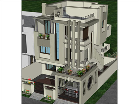 Triplex Bunglows Architecture