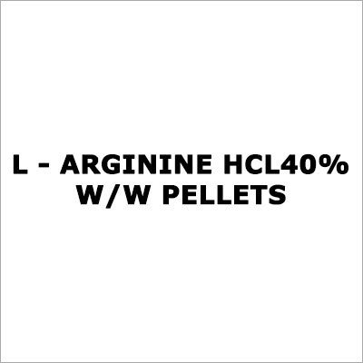 L - Arginine Hcl 40% W-W Pellets