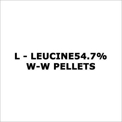 L - Leucine 54.7% W-W Pellets