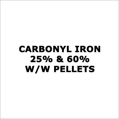 Carbonyl Iron 25% & 60% W-W Pellets