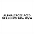 Alphalipoic Acid Granules 70% W-W