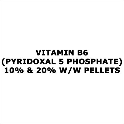Vitamin B6 (Pyridoxal 5 Phosphate) 10% & 20% W-W Pellets