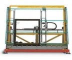 Assembly - Steel Aluminum, Height Adjustable 500mm | Pneumatic Clamping, Adjustable Pressure, Stable Base, Easy Transport