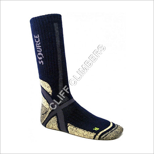 Source Heavy Weight Socks Navy - Wool Blend, One Size, Navy | Heavyweight, Knee-High, Seamless Toe, Warmth, Comfort, Durable, Support