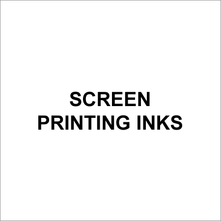 Screen Printing Inks