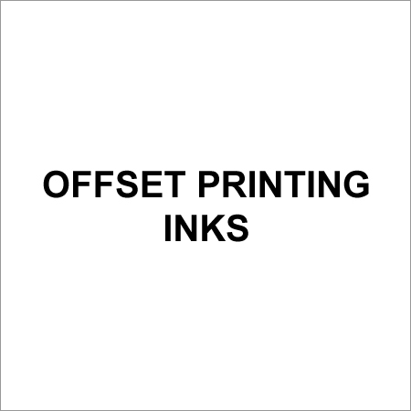 Offset Printing Inks