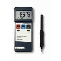 Relative Humidity Meter - Stainless Steel, 100-120 Grams | High Precision Temperature & Humidity Readings, Dual Lcd Display, Data Logging Function, Dew Point Measurement, Easy Operation, Rs 232 Interface