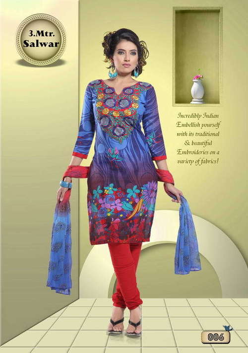 Printed Embroidary Suits