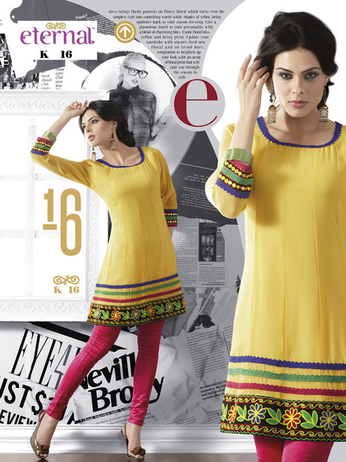 latest designer kurtis