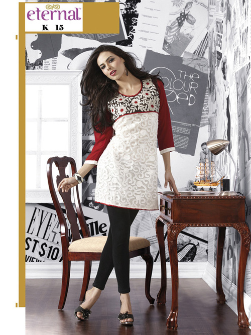 latest designer long kurtis