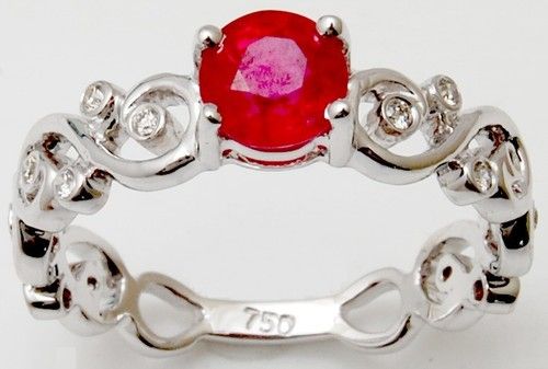 Rings Low Price Ruby  Diamond Jewelry Manufacturer, Real Gold Jewelry Wholeseller 