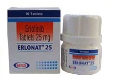 Erlonat 25 mg - Erlotinib 25mg Tablets, Oral, Pack of 10 | FDA Approved, Effective Treatment, Safe Consumption