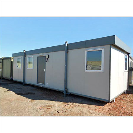 Portable Office Cabins - PUF & Steel, Customizable Dimensions | Weatherproof Design, Ample Space for 10-15 People, Quick Setup, Durable Structure
