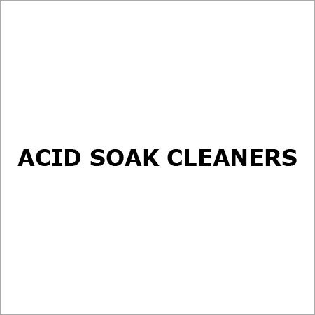 Acid Soak Cleaners