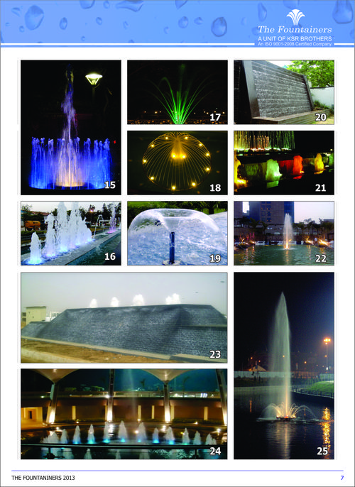 Musical Water Fountain