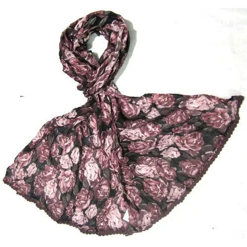 Rayon Printed Scarves - Scarf Length: Medium