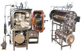 Steam Sterilizer Rectangular High Pressure - Stainless Steel, 180-810 Capacity | Triple Walled, Piezostat Control, Self-Locking Door, Steam Trap, Triple Safety