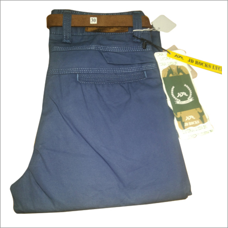 Blue Casual Trouser