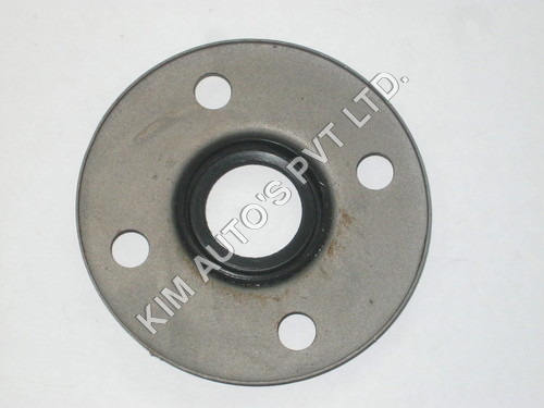 Automobile Parts & Accessories - Metal, 100mm Diameter, 10mm Thickness, 4-Hole Rubber Seal, Durable, Precise Fit, Leak Prevention, Corrosion Resistant