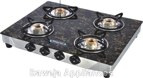 Crystal Glass Top Four Burner