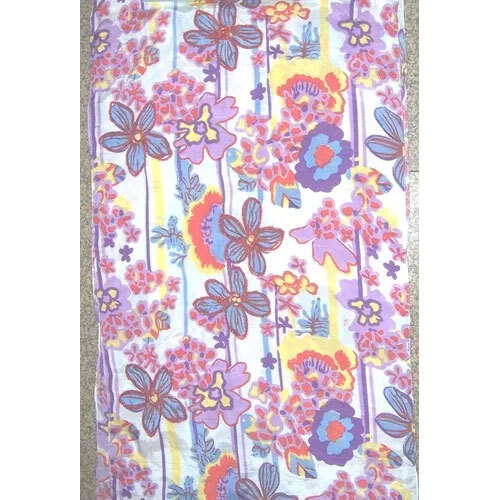 Flower Printed Cotton Scarves