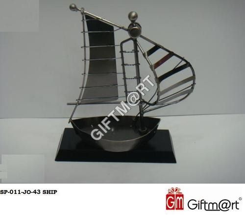 Decorative Metal Ship Showpiece