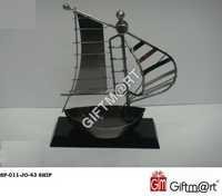 Decorative Metal Ship Showpiece