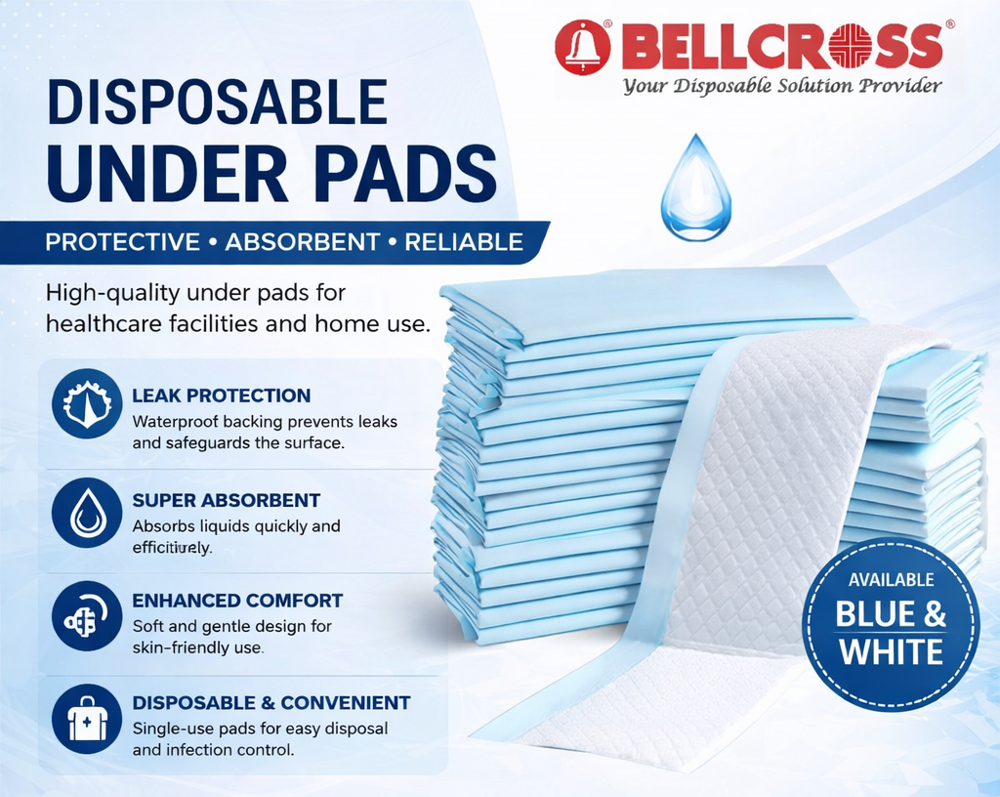 Medical Underpad - Color: White