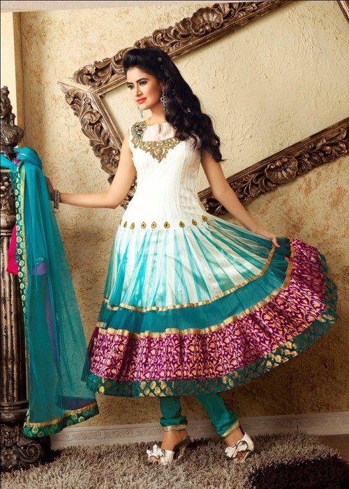 Flamboyant Designer Ready Made Salwar Kameez