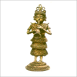 Dokra Statues - Brass Material, Shiny Gold Finish | Attractive, Durable, Fine Finish, Lightweight, Unique Designs, Premium Packaging
