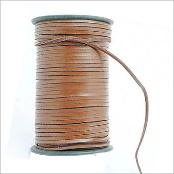 Red Leather Barb Cords